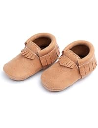 Freshly Picked - Soft Sole Leather Moccasins - Baby Girl Boy Shoes - Size 2 Zion Tan