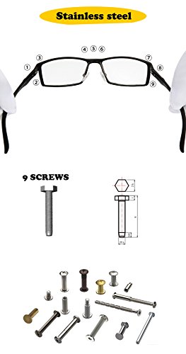 Computer Glasses Blue Light Blocking Professional Anti Eye Strain Vision Care 0.00 Eyeglasses