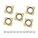 Luckkyme NEMA Stepper Motor Steel and Rubber Vibration Dampers with M3 Screw for 3D Printer, CNC 5-Pack
