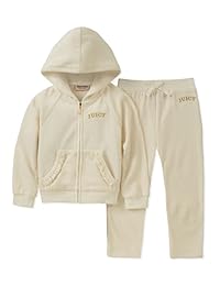 Jogger Juicy Couture - Juego de 2 piezas para niñas - Velour