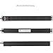 BESTTEN 1U PDU with 8 Outlets and 9FT Cord, Heavy Duty Metal Power Strip with Surge Protector (900 Joules), 15A/125V/1875W, 19-inch Server Rack Mount Power Distribution Unit, ETL Listed Black