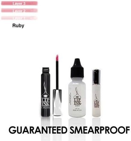LIP INK Organic Vegan Semi-Permanent Lip Kit - Ruby