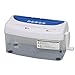 Iris Ohyama Hand Shredder Home Desktop CD/DVD/Card Shredding Cross Cut Dust Bin 3.2L Compact H1ME Blue/White