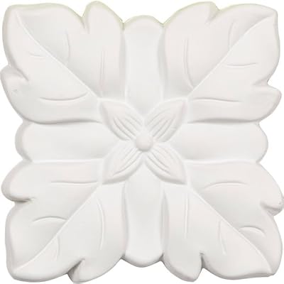 Ekena Millwork ONL03X03X01OD 3 3/8-Inch W X 3 3/8-Inch H X 1/2-Inch P Odessa Onlay
