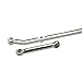 RC-CN 1 Set Silver Aluminum Steering Link Arm Tie Rod For Axial AX10 SCX10 Upgrade