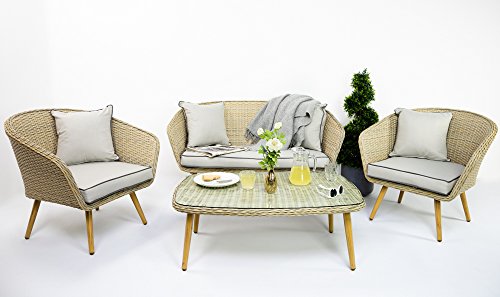 Asha Bergholt Vintage Rattan Sofa Set Buy Online In Uae