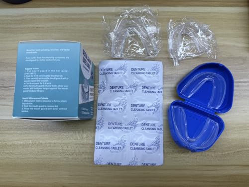 Bite Night Bruxism Night Protection for Teeth and Jaw, Optimal Comfort & Durable Protection, Anti Teeth Grinding, Self-Modeling, Bruxism, 4pcs