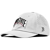 Branded Bills Officially Licensed x Ohio State Buckeyes Performance Dad Hat Collection Vintage Ohio State Block PVC