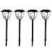 Maggift 4 Pack Vintage Solar Pathway Lights LED Bulbs Solar Powered Garden Walkway Lights for Outdoor Lawn, Patio, Yard, Walkway, Driveway , 15 Lumen