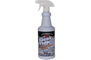 The Chimney Shop AW Perkins Krystal Kleer Glass & Hearth Cleaner – Brick, Stone, & Fireplace Cleaning Solution (32 fl. oz.) - Made In USA