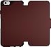 OtterBox 77-51687 STRADA SERIES Leather Wallet Case for iPhone 6/6s - Retail Packaging - CHIC REVIVAL (WARM BLACK/MAROON LEATHER)