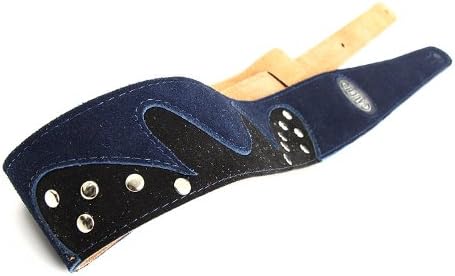 Blue Guitar Strap: 'Studded' Suede Electric/Acoustic/Electro/Bass (1.31m) Gifts