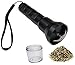 Electric Herb Grinder for Seasoning Spice By 18650 or 3 AAA Battery Powered,One Hand Operation Automatic Electronic Grinders By LGtrade,Black