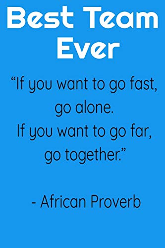 Best Team Ever: Notebook Team Player Appreciation Gift Blank Lined ...