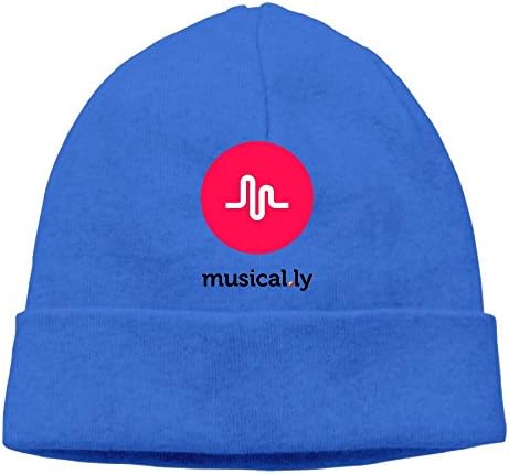 Musical.ly Unisex Beanies Caps Skull Hats Warm Thick Cuff Beanie Hat RoyalBlue