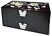 MADDesign Purple Twin Cube Jewelry Box Organizer Hand Made Mother of Pearl Sea Shell Inlay Lacquered Floral Butterfly Pattern