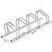 Goplus 4 Bike Rack Bicycle Stand Cycling Rack Parking Garage Storage Organizer, Silver