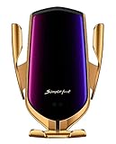 Magnetic Wireless Car Charger - for Apple iPhone X/8/8 Plus, Samsung Galaxy Note 8/S8/S8+/S7/S6 edge+/Note 5 and All QI-Enabled Deviced