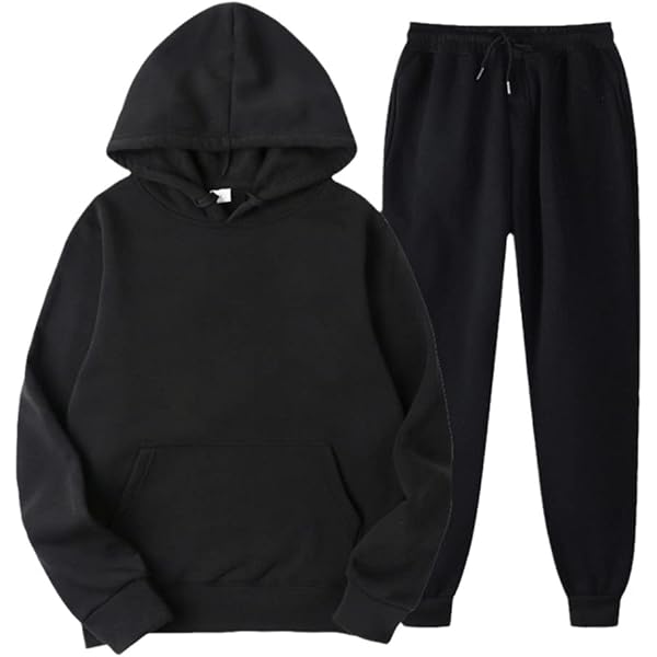 ☆上下セット☆SAPEur SWEAT JACKET PANTS BLACK Sweat Suits for Men Set Long Sleeve Sherpa Sweatsuits Fleece Lined