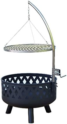 Outdoor BBQ Grill Charcoal Barbecue Patio Smoker Cooking Fire Pit Heater Stove
