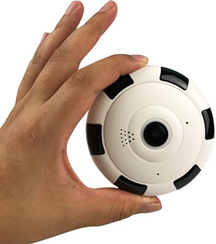 Kview CCTV 1.3MP 960P IP Camera, Panoramic 360 Degree Indoor Wireless WiFi Surveillance Security Network Camera with IR Night Vision/Motion Detection Smart Phone view(white and black)