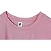 YITAN Women's Fashion Funny Tees Graphic Loose T shirt Cute Relaxed Split Crop Top