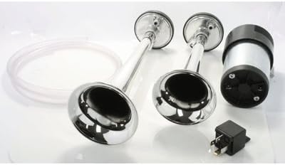 Candlepower 242212 Dual Trumpet Air Horns 108db For Harley-Davidson