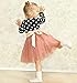 NNJXD Toddler Girl Polka Dotted Multilayer Ruffled Long Sleeve Tutu Party Dresses Size 3-4 Years Black