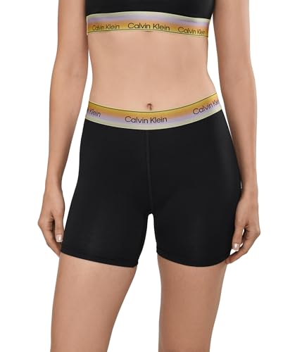 Calvin Klein, Women's, Pride Boxer Briefs, Black, Small