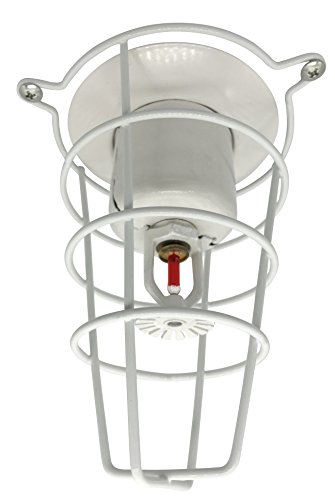 image for Happy Tree (9 Pack) White Fire Sprinkler Head Guard for Both 1/2