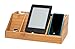 Lipper International 812 Bamboo Wood Charging Station for Cell Phones, iPads, Tablets