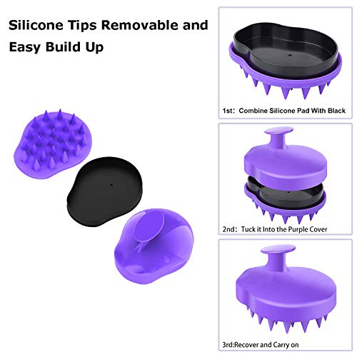 Hair Shampoo Massager Brush Scalp Shampoo Brush With Soft