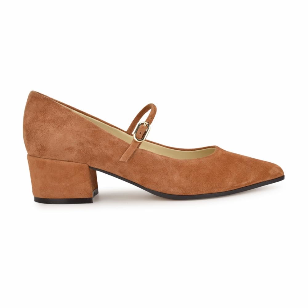 Nine West Women’s Prix Pump, Medium Brown Suede 210, 11
