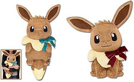Amazon 一番くじ Pokemon Eievui Crystal Drops ラストワン賞 A賞 イーブイぬいぐるみ２種セット アニメ 萌えグッズ 通販