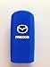 Dark Blue Silicone Protector key Holder Protecting Bag Key Cover Key Jacket Key Case Cover Fob Skin Key Holder for Mazda Cx-5 Cx-7 Cx-9 Mazda 3 5 6 (Dark blue)