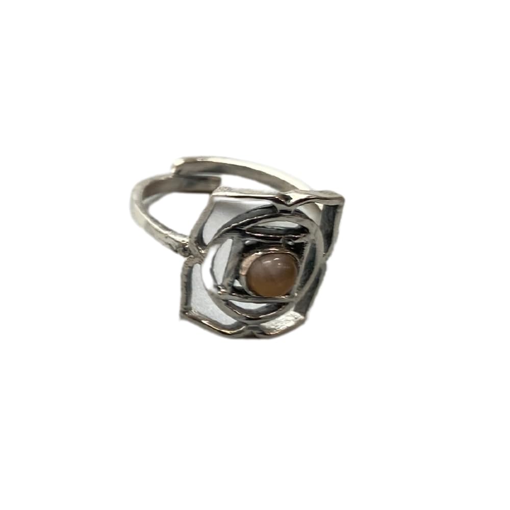 VIE Muladhara Crystal Ring, Rose Quartz