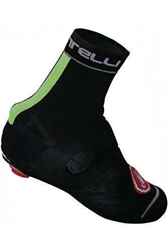 Castelli Belgian Bootie 4 Shoe Covers Black/Yellow Fluo, L/XL
