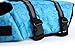 PETCEE Small Dog Life Jacket with Buoyancy and Rescue Handle Small Dog Life Vest for Swimming (Blue, S)