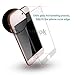 Klearlook Privacy Screen Protector Compatible with iPhone 6 Plus / 6s Plus Front Anti Spy Filter 3D Full Coverage Tempered Glass Protector and Back Matte PET Protector (White Frame)