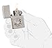Zippo The Light of Your Life Brushed Chrome Pocket Lighter