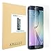 PLESON Galaxy S6 Edge Screen Protector [Full Coverage], Upgrade [2-Pack] Samsung Galaxy S6 Edge Screen Protector Edge to Edge,Ultra Clear,Anti-Bubbles Crystal Invisible PET Shield