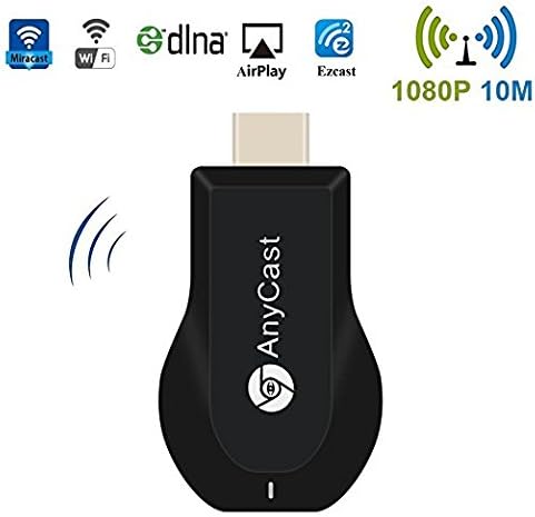 Wifi Display Dongle, 1080P Wireless Display Dongle，Screen Mirror Dongle Digital AV to HDMI Connector for iOS/Android/Samsung/iPhone/iPad/Projector, Support DLNA/Airplay Mirror/Miracast/ Ezcast