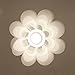 LEDMOMO Pendant Lamp Assembly Lotus Chandelier Ceiling Pendant Lampshade DIY Puzzle Lights Modern Lamp Shade 36cm Diameter (White)