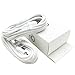 Two (2) Pack White 10 Foot Micro USB Data Charging Fast Rapid Cables for Samsung Galaxy S7 S6 Note 5 4 Compatible with Motorola LG HTC
