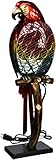 DecoBREEZE Table Fan Single-Speed Electric Circulating Fan, Parrot Figurine Fan (DBF0788)