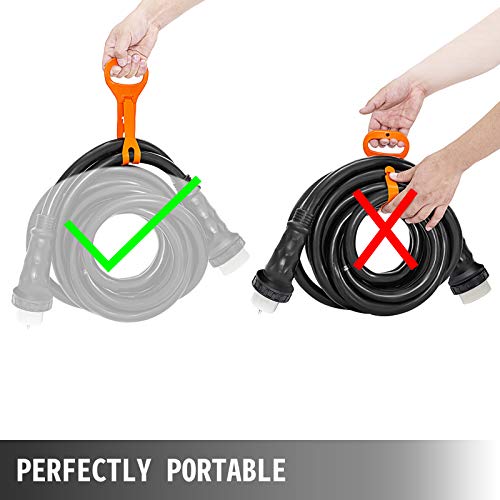 VEVOR Marine Shore Power Cord 50 Amp 50 FT 125/250v RV Power Cord