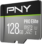 PNY Pro Elite 128GB microSDXC Card Class 10 UHS-I U3 100MB/s A1 V30 + Adapter view 2