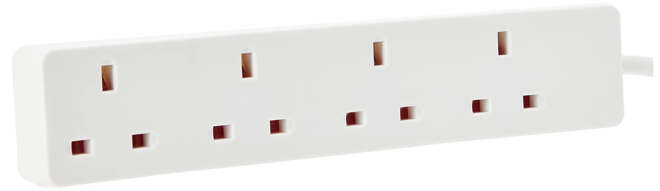 PRO ELEC PELB1904 4 Gang Extension Lead White, 3m