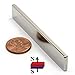 CMS Magnetics - (2 Ct, 3” x 1/2” x 1/8”) Grade N45 Neodymium Bar Magnet, Powerful Stamping Magnet, DIY Stamping