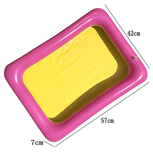 image for ZLFT Kids Indoor PVC Inflatable Castle Sand Box Sandbox Tray Table Fun